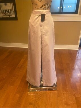 ATM Anthony Thomas Melillo Pale Pink Wide-Leg Pants